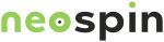 Neospin logo with green and black text